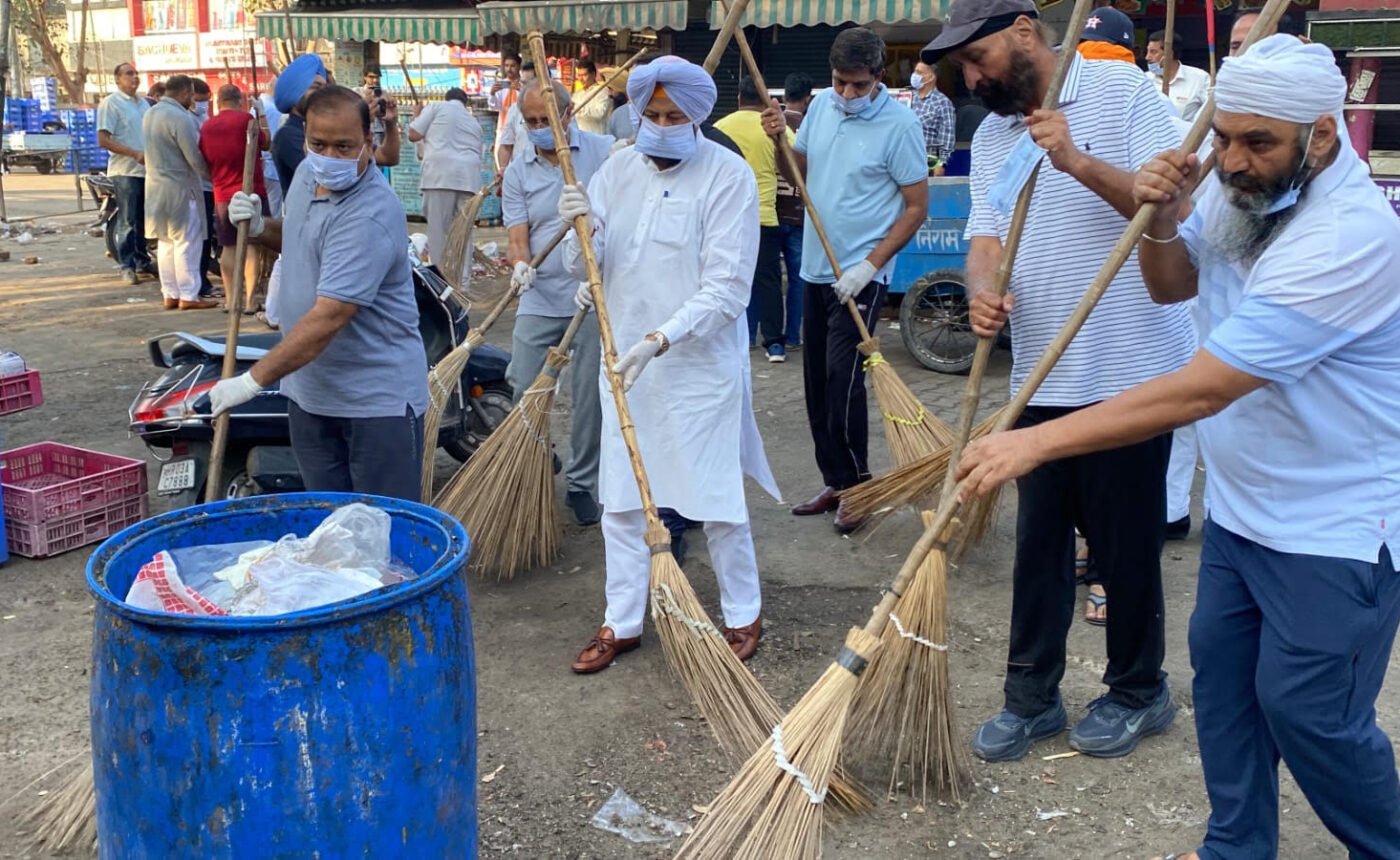 Punjab BJP Panchkula cleanliness drive