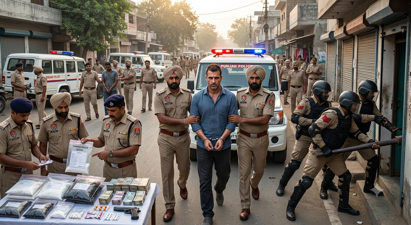 Punjab gangster crackdown